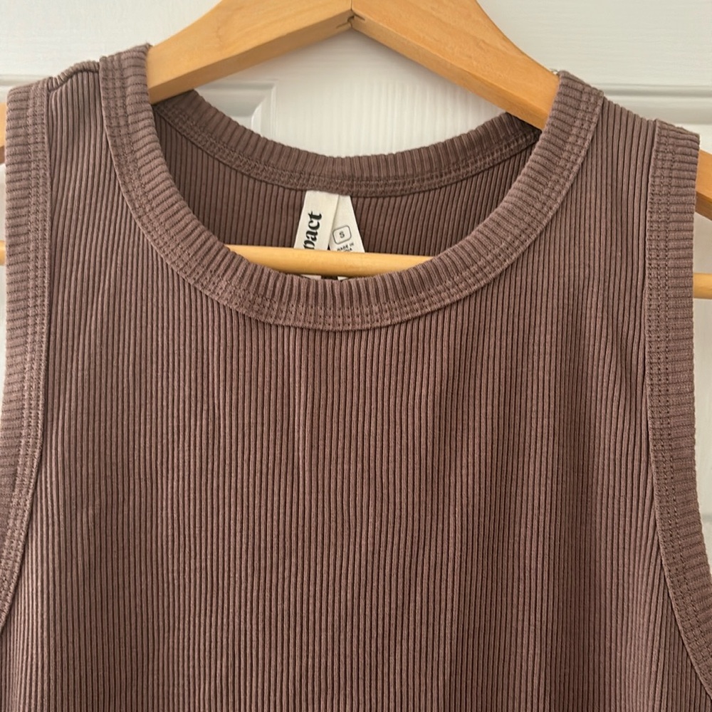 Pact Favorite Rib Racerback Dress